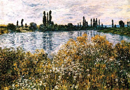 By the Seine near Vetheuil, Claude Monet
